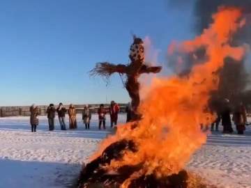 В Елецком районе провели обряд с костром