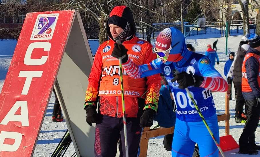 В Липецкой области прошли соревнования по лыжным гонкам