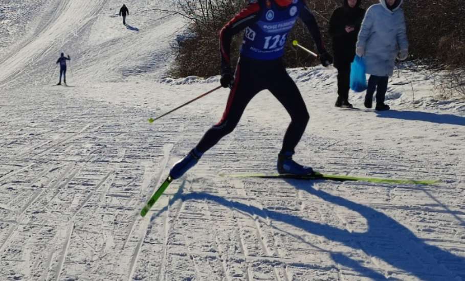 В Липецкой области прошли соревнования по лыжным гонкам