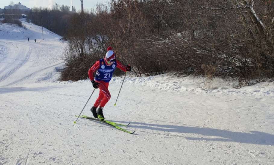 В Липецкой области прошли соревнования по лыжным гонкам