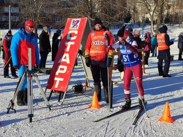 В Липецкой области прошли соревнования по лыжным гонкам