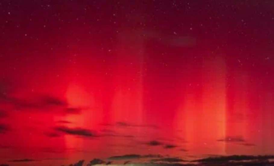 Северное сияние видели ночью в Липецкой области!
