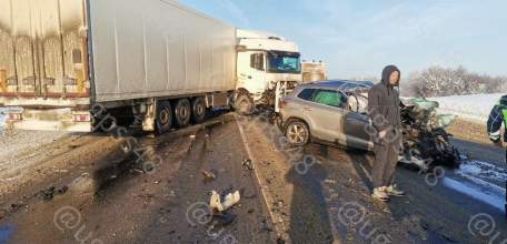 Страшная авария! В лобовом столкновении погибли люди на трассе в Становлянском районе!
