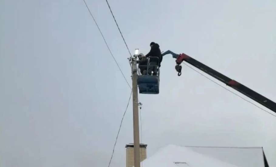 Управление благоустройства города Ельца продолжает восстанавливать уличное освещение