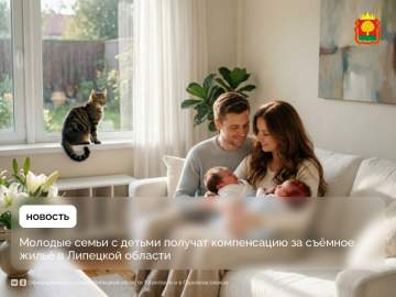 Получить компенсацию за съёмное жильё с этого года в Липецкой области могут молодые семьи с детьми