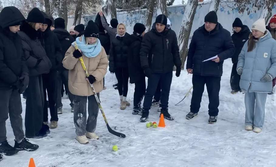 На спортивной площадке Детского парка прошли соревнования по зимнему многоборью