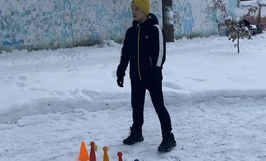 На спортивной площадке Детского парка прошли соревнования по зимнему многоборью