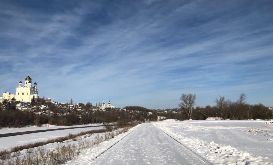Фотопрогулка по городу Ельцу январским днём