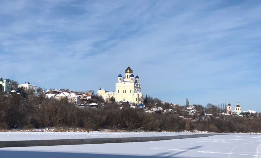 Фотопрогулка по городу Ельцу январским днём