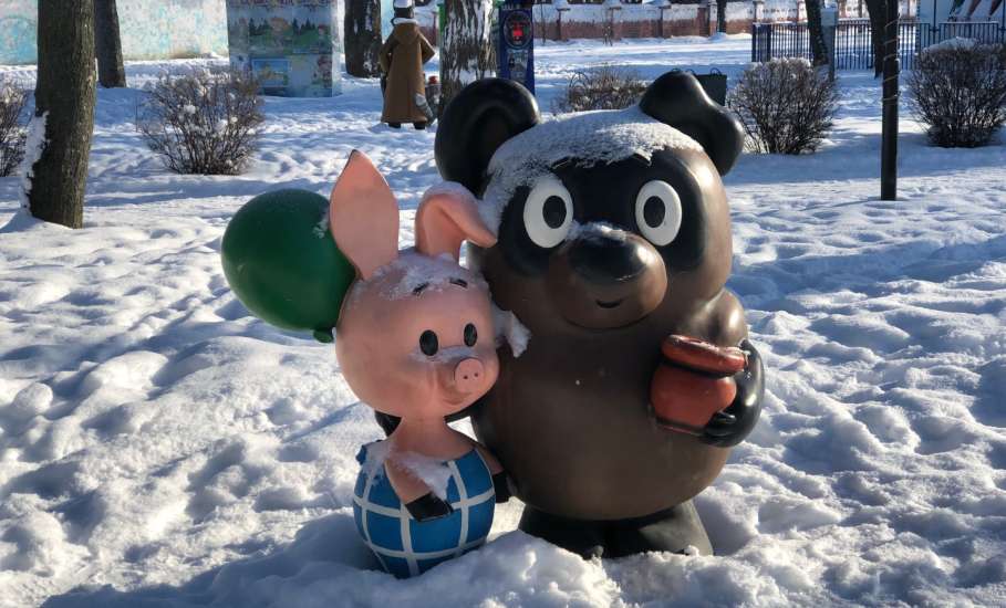 Фотопрогулка по городу Ельцу январским днём