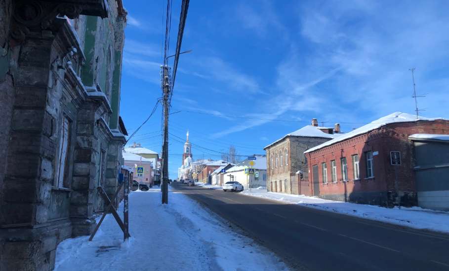 Фотопрогулка по городу Ельцу январским днём