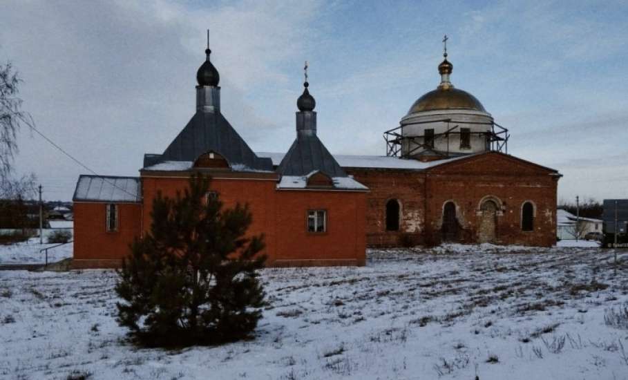 В селе Черкассы Липецкой области продолжат реставрацию храма Казанской Божией Матери