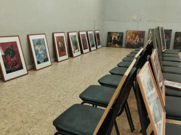 В художественном  музее Ельца начинается монтаж новой экспозиции!