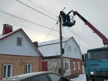 В Ельце восстановлено уличное освещение на двух улицах
