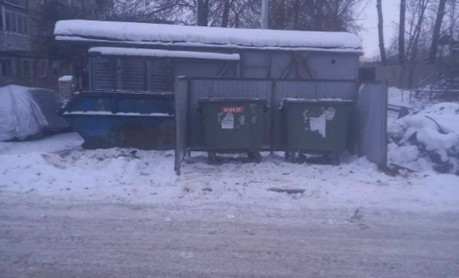 Проблемные мусорные контейнеры убраны в Ельце