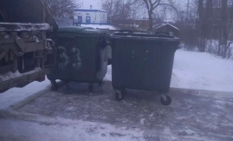 Проблемные мусорные контейнеры убраны в Ельце