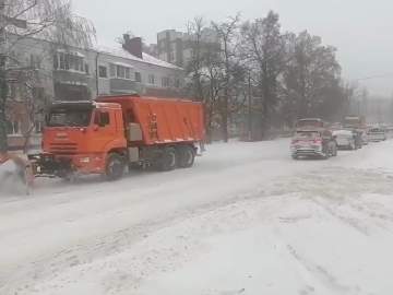 Вячеслав Жабин: &laquo;Елец оказался во власти непогоды. Сильный ветер до 16 м/с и метель усложняют ситуацию на улицах нашего города."