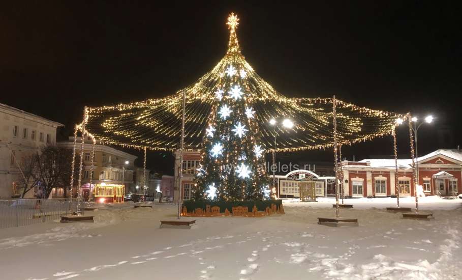 Елец замело! Вечерний город, снежные буруны по улице Коммунаров