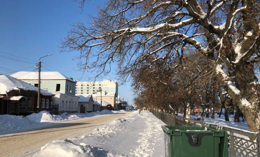 Фото-прогулка по Ельцу морозным днём!