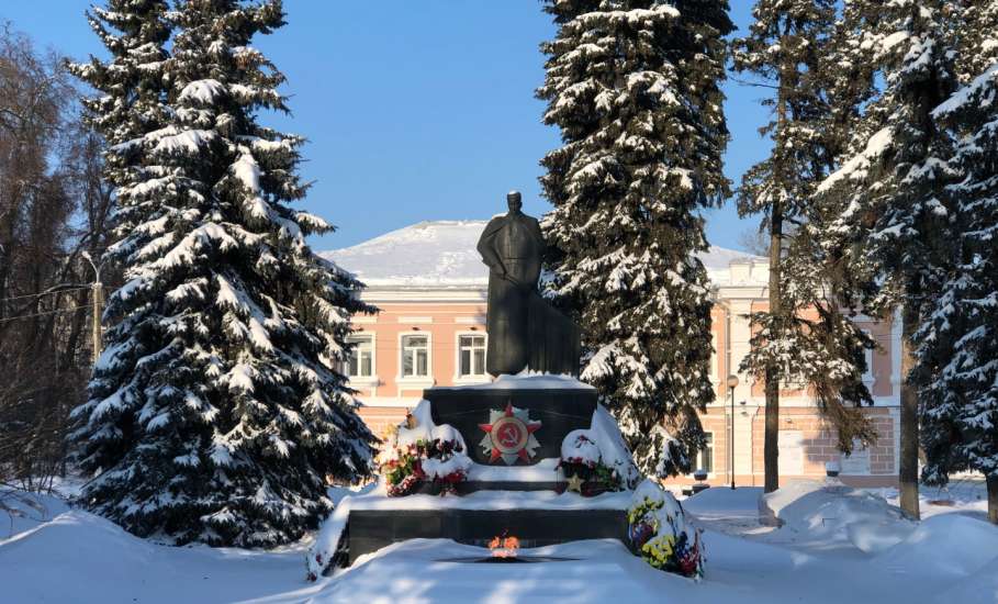 Фото-прогулка по Ельцу морозным днём!