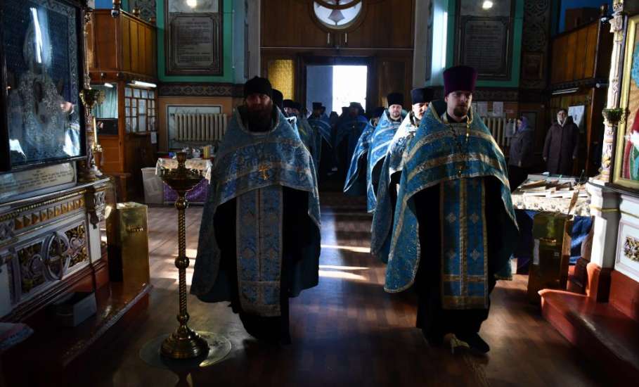 В Вознесенский собор прибыл ковчег с частицей Пояса Пресвятой Богородицы