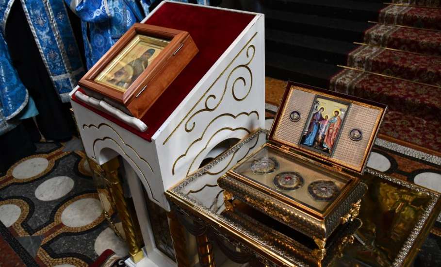 В Вознесенский собор прибыл ковчег с частицей Пояса Пресвятой Богородицы