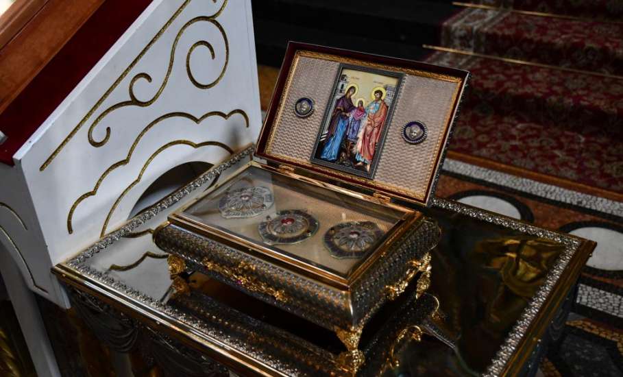 В Вознесенский собор прибыл ковчег с частицей Пояса Пресвятой Богородицы