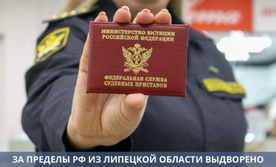 В 2025 году липецкие приставы доставили до пунктов пропуска через границу РФ 169 иностранных граждан