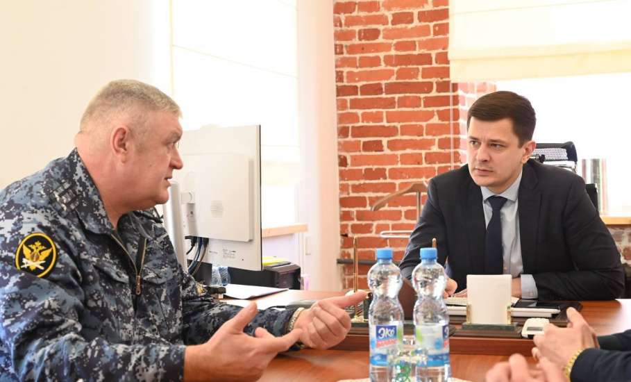 Вячеслав Жабин: "провел рабочую встречу с начальником УФСИН России по Липецкой области Виктором Кислициным"