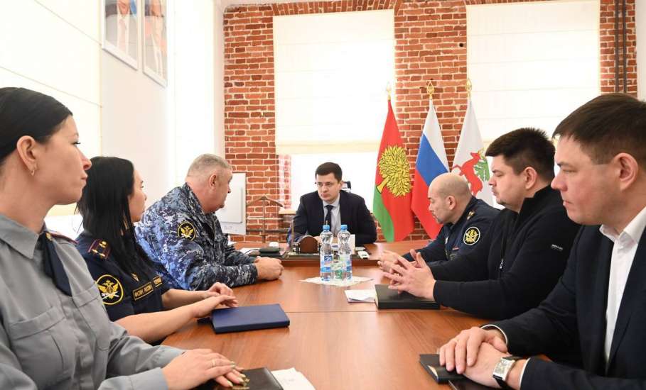 Вячеслав Жабин: "провел рабочую встречу с начальником УФСИН России по Липецкой области Виктором Кислициным"