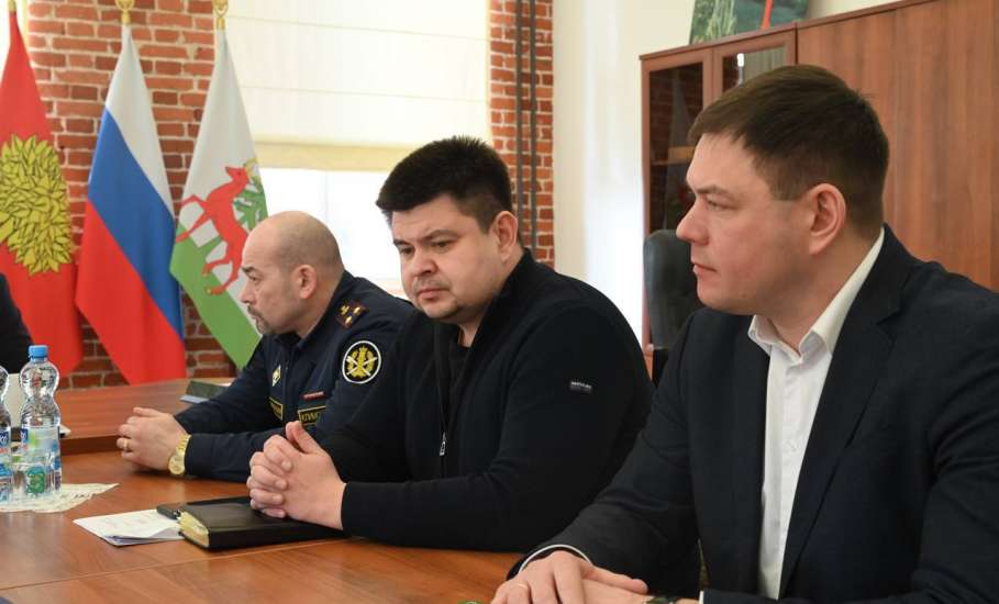 Вячеслав Жабин: "провел рабочую встречу с начальником УФСИН России по Липецкой области Виктором Кислициным"