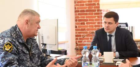 Вячеслав Жабин: "провел рабочую встречу с начальником УФСИН России по Липецкой области Виктором Кислициным"