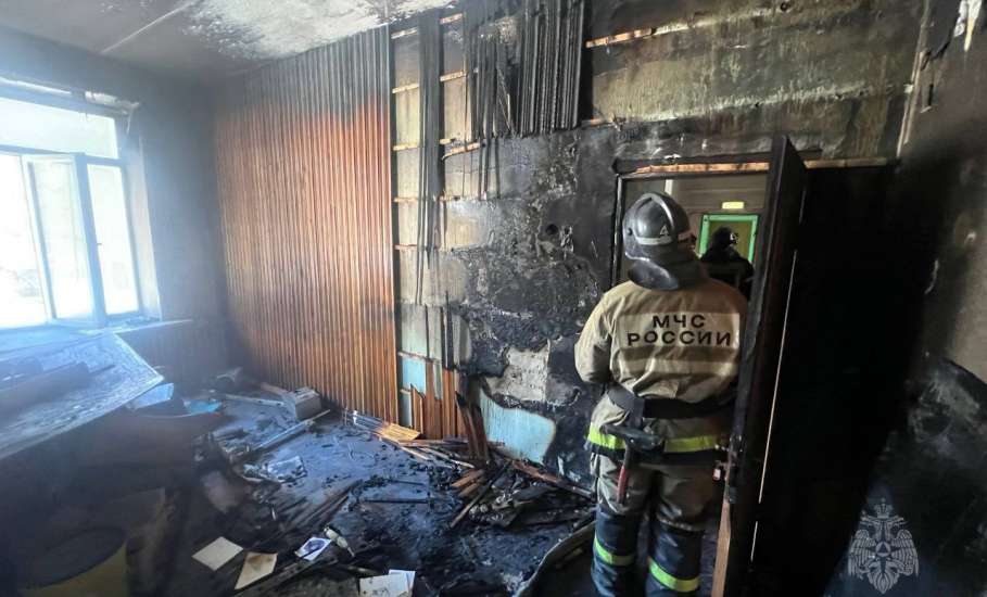 В Липецке произошёл пожар в детском саду! Детей спасли!