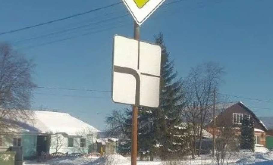 Новые дорожные знаки установлены в Ельце