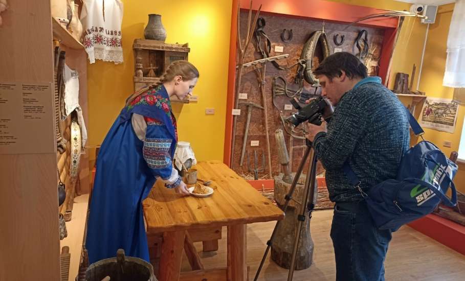 Съёмка Первого канала в Музее купечества и сословий