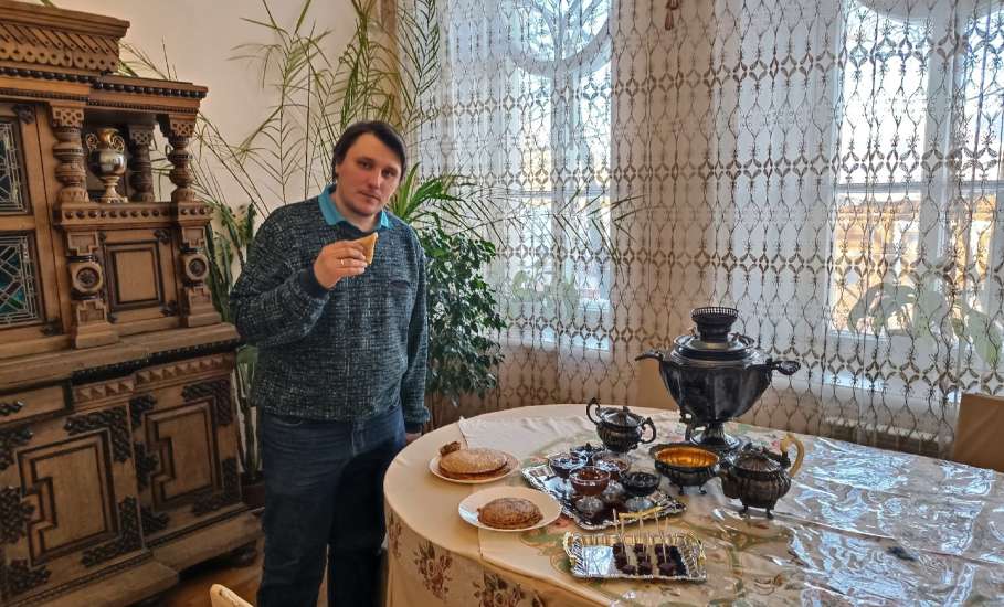 Съёмка Первого канала в Музее купечества и сословий