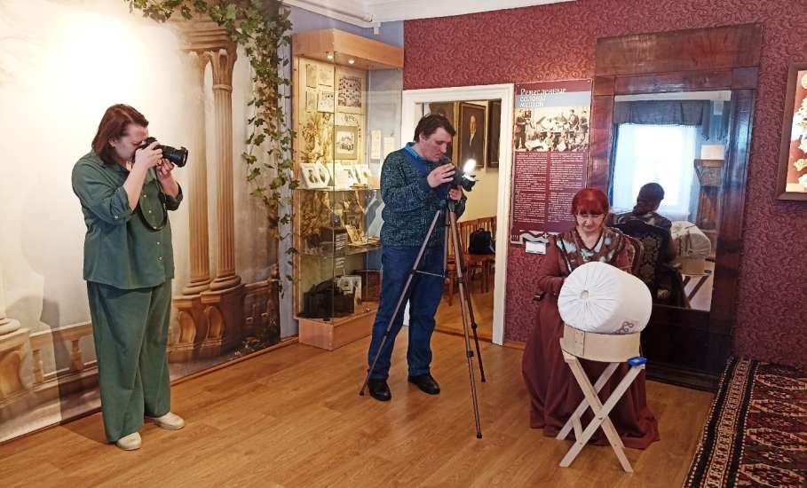 Съёмка Первого канала в Музее купечества и сословий