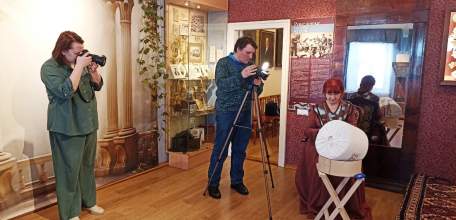 Съёмка Первого канала в Музее купечества и сословий
