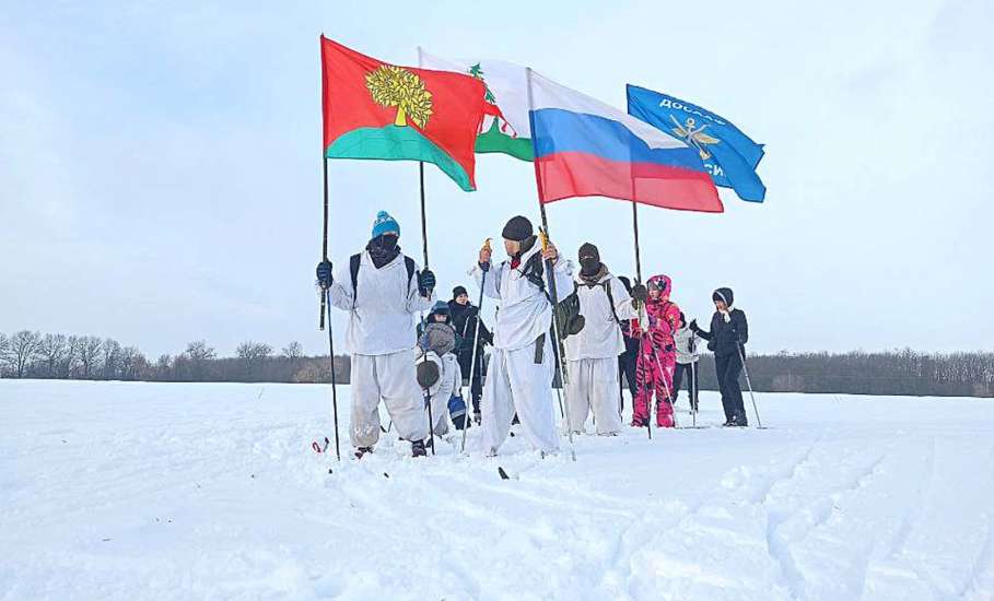 Из Задонска до Ельца идут на лыжах