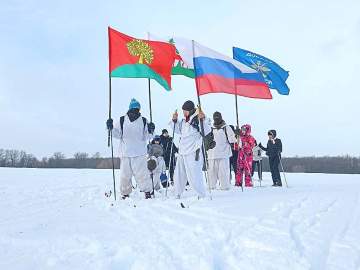 Из Задонска до Ельца идут на лыжах