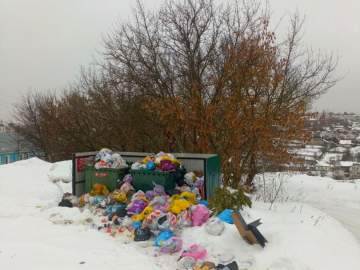 Да сколько можно?????!!!! Долго будет продолжаться беспредел в Ельце с несвоевременным вывозом мусора?