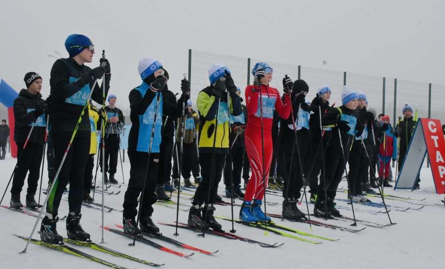 В Елецком районе прошли соревнования по лыжным гонкам