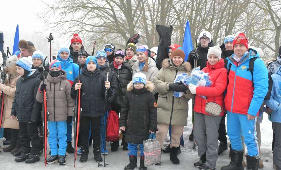 В Елецком районе прошли соревнования по лыжным гонкам