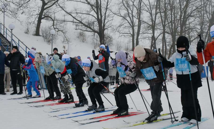 В Елецком районе прошли соревнования по лыжным гонкам