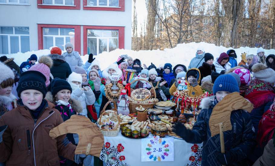 17 февраля в лицее №5 г. Ельца состоялось празднование Масленицы &ndash; &laquo;Масленица блинная, весёлая, старинная&raquo;