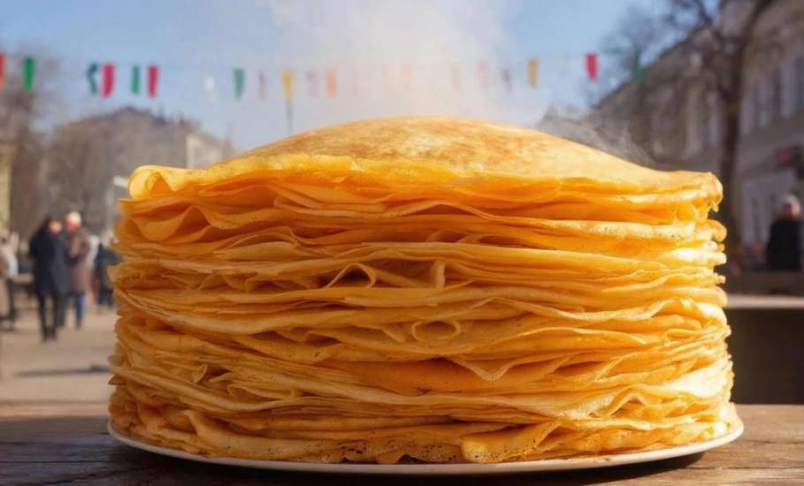 Метровые блины испекут в Лебедяни на Масленицу!