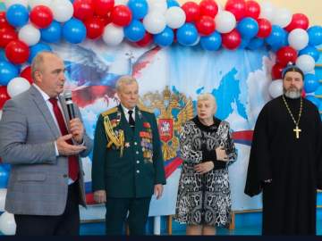 Вчера в Елецком округе состоялись церемонии принятия учеников школ посёлка Солидарность и села Казаки в кадеты