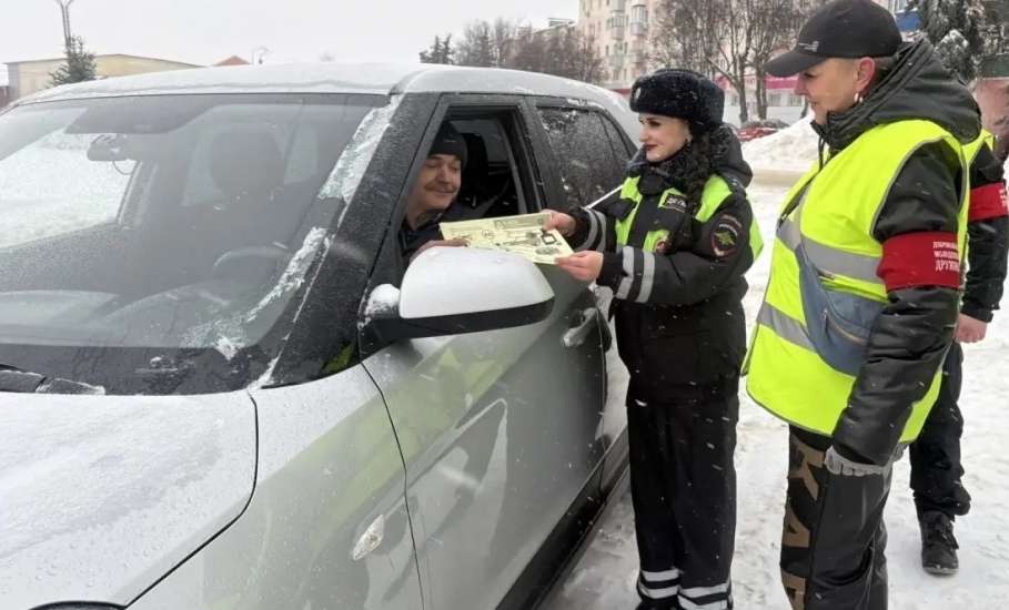 Сотрудники отдела Госавтоинспекции с народными дружинниками провели акцию в Ельце
