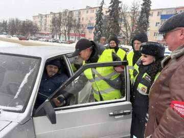 Сотрудники отдела Госавтоинспекции с народными дружинниками провели акцию в Ельце