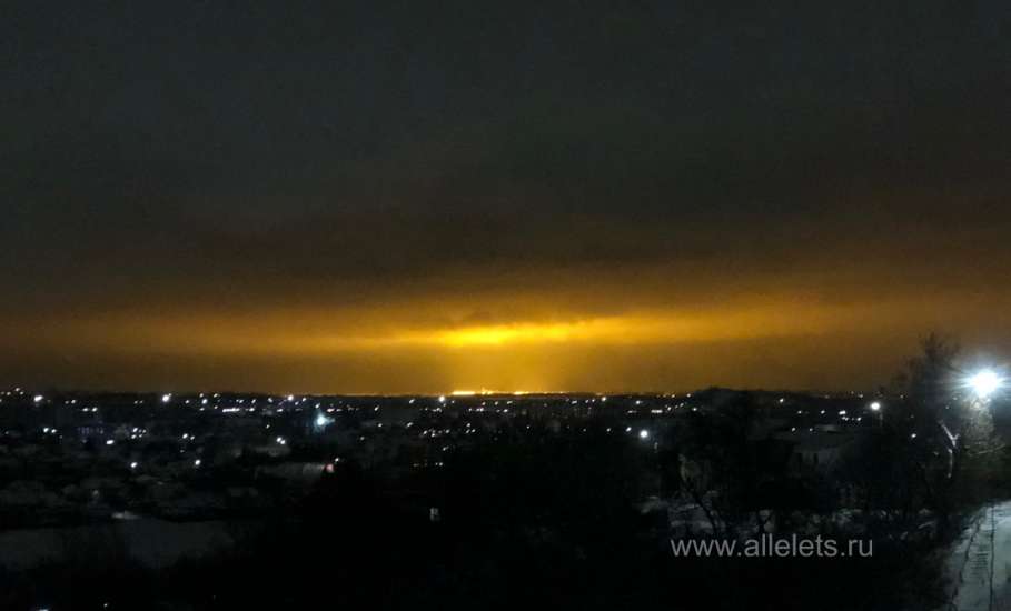 Объявлен желтый уровень "Воздушная опасность" по Липецкой области